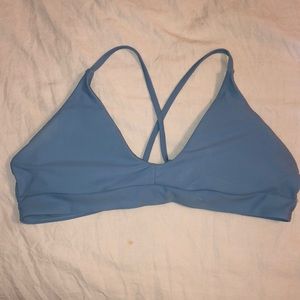 Light blue bikini top